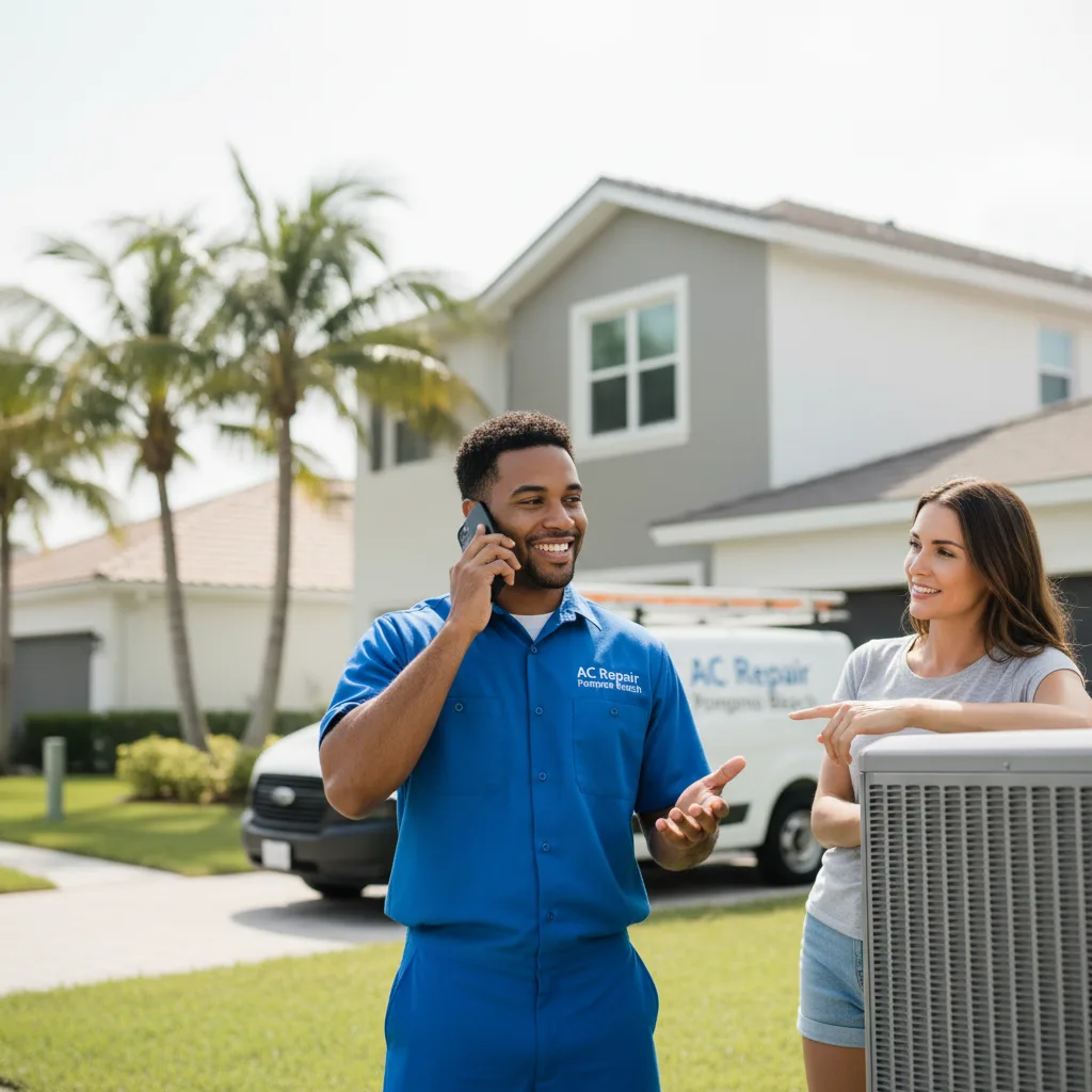 AC Repair Pompano Beach customer support in Smith Center